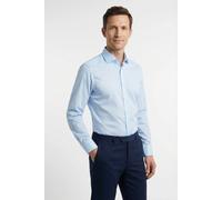Langarmhemd OLYMP "Luxor", Herren, Gr. 40, N-Gr, weiß, Web, Obermaterial: 64% Baumwolle, 27% Polyester, 9% Elasthan, 2-Knopf-Manschette, Hemden, Climate Control, modern fit, Businesshemd, Global-Kentk
