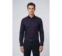 OLYMP Regular Fit Businesshemd aus Baumwolle mit Kentkragen in Aubergine, Größe 41