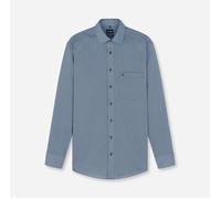 Businesshemd OLYMP "OLYMP Luxor, Comfort Fit, New Kent", Herren, Gr. 41, Normaler Arm, blau (marine), 100% Baumwolle, Hemden (17936455-41) marine