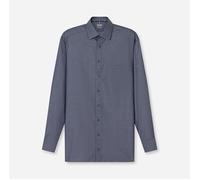 Langarmhemd OLYMP "Luxor", Herren, Gr. 41, N-Gr, marine, Web, Obermaterial: 100% Baumwolle, comfort fit normal, 2-Knopf-Manschette, Hemden, Businesshemd, comfort fit, New-Kentkragen (72990437-41) mari