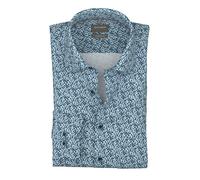 Businesshemd OLYMP "OLYMP Luxor, comfort fit, New Kent", Herren, Gr. 41, Normaler Arm, marine, 100% Baumwolle, Hemden (57512661-41) marine