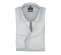 Langarmhemd OLYMP "Luxor", Herren, Gr. 42, N-Gr, silbergrau, Web, Obermaterial: 100% Baumwolle, normal, 2-Knopf-Manschette, Hemden, Businesshemd, modern fit, Royal Kentkragen (32982724-42) silbergrau