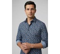 OLYMP Luxor Modern Fit Hemd marine, Blumen