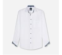 Businesshemd OLYMP "OLYMP Luxor, modern fit, New Kent", Herren, Gr. 44, Normaler Arm, blau, 100% Baumwolle, Hemden (66804303-44) blau