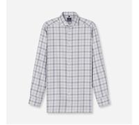 Businesshemd OLYMP "OLYMP Luxor, modern fit, Royal Kent", Jungen, Gr. 45, Normaler Arm, silbergrau, 100% Baumwolle, Hemden (89246847-45) silbergrau
