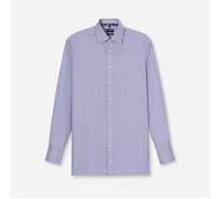 Langarmhemd OLYMP "Luxor", Herren, Gr. 41, N-Gr, lila (viola), Web, Obermaterial: 100% Baumwolle, casual, Langarm 2-Knopf-Manschette, Hemden, modern fit, gestreift, Businesshemd, New Kentkragen (87605