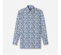 OLYMP - Modern Fit: Businesshemd blau/weiß - Gr. - 44