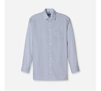 OLYMP Hemd Herren Langarm Baumwolle blau, 46