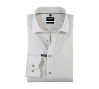 Langarmhemd OLYMP "Luxor modern fit", Herren, Gr. 46, N-Gr, grau (kitt), Obermaterial: 100% Baumwolle, 2-Knopf-Manschette, Hemden Langarmhemd (77338036-46)