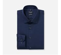 OLYMP Langarmhemd No. 6 Damen Gr. 40 marine 100% Baumwolle super slim fit New York Kentkragen
