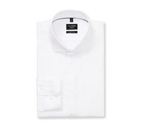 OLYMP Hemd Herren Extra Slim Fit Langarm Baumwoll-Stretch weiß, 36