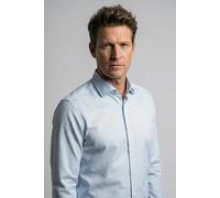 OLYMP Langarmhemd No. Six Herren Super Slim Fit Kentkragen 97% Baumwolle/3% Elastolefin Bleu Gr. 40