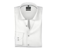 Langarmhemd OLYMP "No. Six", Damen, Gr. 41, N-Gr, weiß, Obermaterial: 97% Baumwolle, 3% Elastolefin, sehr schmal normal, 2-Knopf-Manschette, Hemden, Businesshemd, Kentkragen, super slim fit (54680201-