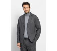 Langarmhemd OLYMP "OLYMP Casual, Overshirt, Reverskragen", Herren, Gr. L, Normaler Arm, grau (mittelgrau), 64% Polyester, 34% Viskose, 2% Elasthan, Hemden (39970343-L) mittelgrau