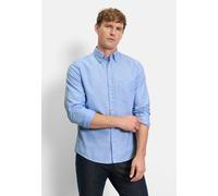 Langarmhemd OLYMP "Casual", Herren, Gr. L, N-Gr, blau, Web, Obermaterial: 100% Baumwolle, regular fit, Manschette, Hemden (24097950-L) blau