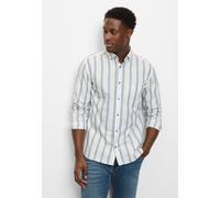 Langarmhemd OLYMP "OLYMP Casual, regular fit, Button-down", Herren, Gr. L, Normaler Arm, weiß, 100% Baumwolle, Hemden (73298765-L) weiß