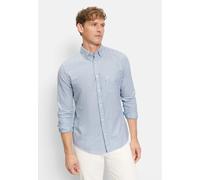 Langarmhemd OLYMP "OLYMP Casual, regular fit, Button-down", Herren, Gr. S, Normaler Arm, smaragd, 100% Baumwolle, Hemden (66599645-S) smaragd