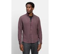 Langarmhemd OLYMP "OLYMP Casual, Regular Fit, Button-down", Herren, Gr. XS, Normaler Arm, braun (bordeaux), 100% Baumwolle, Hemden (95558811-XS) bordeaux