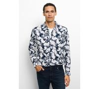 Langarmhemd OLYMP "OLYMP Casual, regular fit, Freizeithemd, Kent", Damen, Gr. L, Normaler Arm, marine, 100% Baumwolle, Hemden Langarmhemd (73923323-L)