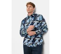 Langarmhemd OLYMP "OLYMP Casual, regular fit, Kent", Herren, Gr. L, Normaler Arm, bleu, 100% Baumwolle, Hemden (62915546-L) bleu