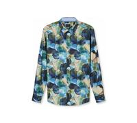 Langarmhemd OLYMP "OLYMP Casual, regular fit, Kent", Herren, Gr. L, Normaler Arm, marine, 100% Baumwolle, Hemden (65418239-L) marine