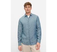 OLYMP Herren Freizeithemd Langarm 404014,Einfarbig,059 Casual 22,Kent-Kragen,smaragd 88,L