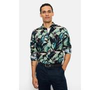 Langarmhemd OLYMP "OLYMP Casual, regular fit, Kent", Herren, Gr. M, Normaler Arm, oliv, 100% Baumwolle, Hemden (54493963-M) oliv
