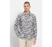 Langarmhemd OLYMP "OLYMP Casual, Regular Fit, Kent", Herren, Gr. XL, Normaler Arm, bunt (sanftes weiß), 100% Baumwolle, Hemden (81916945-XL) sanftes weiß