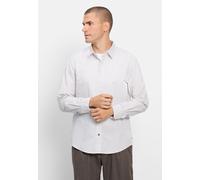 Langarmhemd OLYMP "OLYMP Casual, Regular Fit, Kent", Herren, Gr. XL, Normaler Arm, weiß (bordeaux), 100% Baumwolle, Hemden (81511911-XL) bordeaux