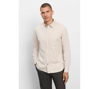Langarmhemd OLYMP "OLYMP Casual, Regular Fit, Kent", Herren, Gr. XXL, Normaler Arm, beige, 100% Baumwolle, Hemden (96438406-XXL) beige