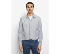 Langarmhemd OLYMP, Herren, Gr. XXL, N-Gr, weiß, Web, Obermaterial: 100% Baumwolle, gestreift, regular fit normal, 1-Knopf-Manschette, Hemden, Freizeithemd, regular fit, Kentkragen (31621627-XXL) weiß