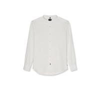 Langarmhemd OLYMP "OLYMP Casual, regular fit, Stehkragen", Herren, Gr. XXL, Normaler Arm, weiß, 100% Baumwolle, Hemden (18825636-XXL) weiß