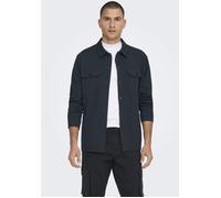 ONLY & SONS Herren Freizeit Hemd ONSNEWKODYL Overshirt Regular Fit XS - XXL, Größe:XL, Farbe:Dark Navy 22021279