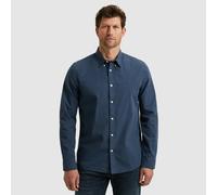 Langarmhemd PME LEGEND, Herren, Gr. XL, N-Gr, schwarz denim, Web, Obermaterial: 97% Baumwolle, 3% Elasthan, unifarben, regular fit normal, Manschette, Hemden, mit Logo Stickerei (22947862-XL) schwarz