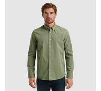Langarmhemd PME LEGEND, Herren, Gr. XXL, N-Gr, grün (chinois grün), Web, Obermaterial: 97% Baumwolle, 3% Elasthan, unifarben, regular fit normal, Manschette, Hemden, mit Logo Stickerei (67872021-XXL) 