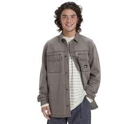 Langarmhemd QUIKSILVER "Mohab Washed Twill", Herren, Gr. XS, US-Größen, braun (chocolate braun), Obermaterial: 100% Walkfrottier;, Hemden (31447909-XS) chocolate braun