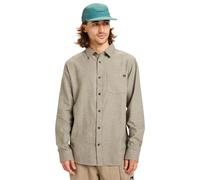 Langarmhemd QUIKSILVER "Motherfly Heather", Herren, Gr. XS, US-Größen, braun, 100% Baumwolle, Hemden (48290849-XS) braun