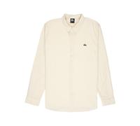 Langarmhemd QUIKSILVER "Mw Premium Stretch", Herren, Gr. M, US-Größen, bone weiß, Obermaterial: 98% Baumwolle, 2% Elasthan., Hemden (14831605-M) bone weiß