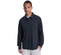 Langarmhemd QUIKSILVER "Mw Premium Stretch", Herren, Gr. S, US-Größen, schwarz, Obermaterial: 98% Walkfrottier, 2% Elasthan;, Hemden (12082439-S) schwarz