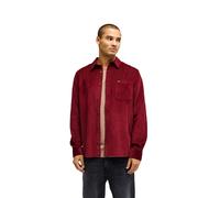 Langarmhemd QUIKSILVER "Smoke Trail Cord", Herren, Gr. M, rot (oxblood rot), Obermaterial: 100% Baumwolle., Hemden (20419004-M) oxblood rot