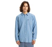 Langarmhemd QUIKSILVER "Yosemite Chambrayls", Herren, Gr. S, US-Größen, ashley blau, Obermaterial: 100% Walkfrottier;, Hemden (55803232-S) ashley blau