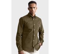 Langarmhemd REDEFINED REBEL "Redefined Rebel Shirt RRPark Shirt Corduroy REGULAR FIT", Herren, Gr. L, Normalgrößen, forest night, Cord, 98% Baumwolle, 2% Elasthan, Hemden (56775424-L) forest night