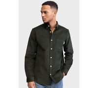 Langarmhemd REDEFINED REBEL "Redefined Rebel Shirt RRPark Shirt Corduroy REGULAR FIT", Herren, Gr. M, Normalgrößen, grün (rosin), Cord, 98% Baumwolle, 2% Elasthan, Hemden (86219128-M) rosin