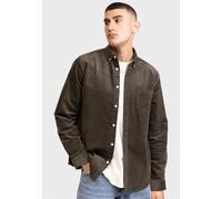 Langarmhemd REDEFINED REBEL "Redefined Rebel Shirt RRSean Shirt", Herren, Gr. M, Normalgrößen, grün (forest night), Web, 98% Baumwolle, 2% Elasthan, Hemden (62034909-M) forest night