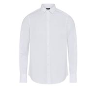 Langarmhemd REPLAY, Herren, Gr. L, N-Gr, weiß, Web, Obermaterial: 97% Baumwolle, 3% Elasthan, unifarben, slim fit normal, 1-Knopf-Manschette, Hemden, mit Kentkragen, Slim Fit (86265025-L) weiß