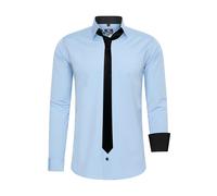 Hemd mit Krawatte 2er Set 6XL