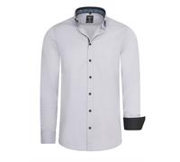 Freizeit- Business Hemd im Kontrast Design L