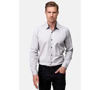 Langarmhemd RUSTY NEAL "Langarm", Herren, Gr. XL, EURO-Größen, grau (hellgrau), 60% Baumwolle, 37% Polyester, 3% Elasthan, unifarben, Hemden, im Slim-Fit geschnitten (92127369-XL) hellgrau