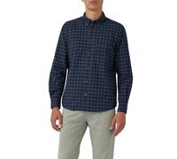 s.Oliver Regular Fit: Karo-Hemd aus Baumwolle mit Button-Down-Kragen