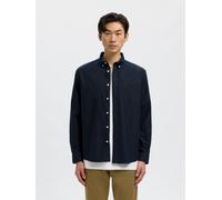 SELECTED HOMME Herren Slhregrick-Ox Shirt Ls Noos, Sky Captain, XL EU